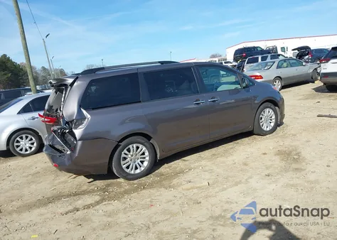 2016 Toyota Sienna Xle 8 Passenger z USA, uszkodzony, nr VIN 5TDYK3DC9GS697680